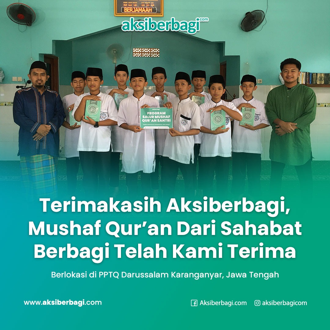 update penyaluran program renovasi masjid pelosok